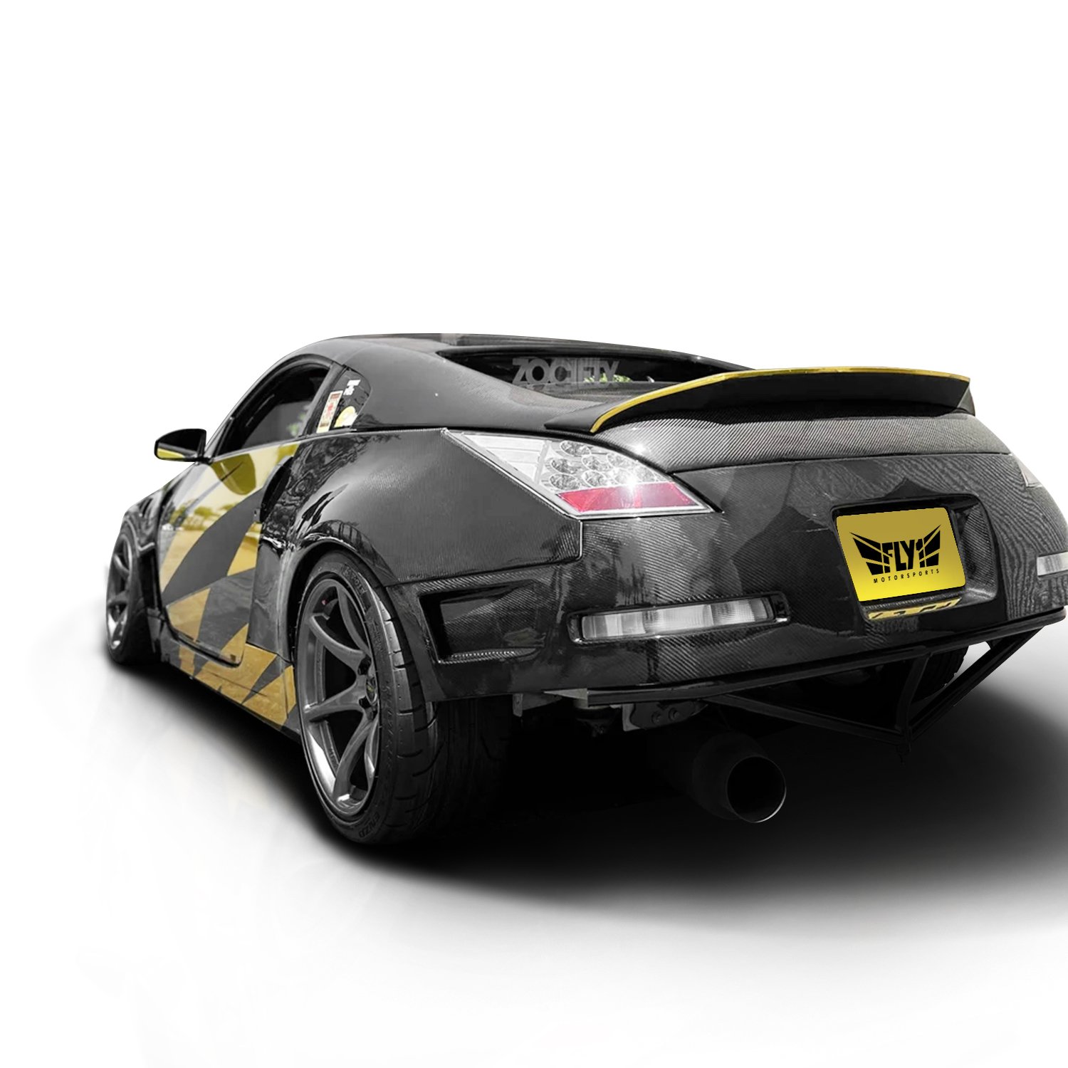 Nissan 350Z Avi Edition Vented Wide Rear Bumper — Fly1 Motorsports